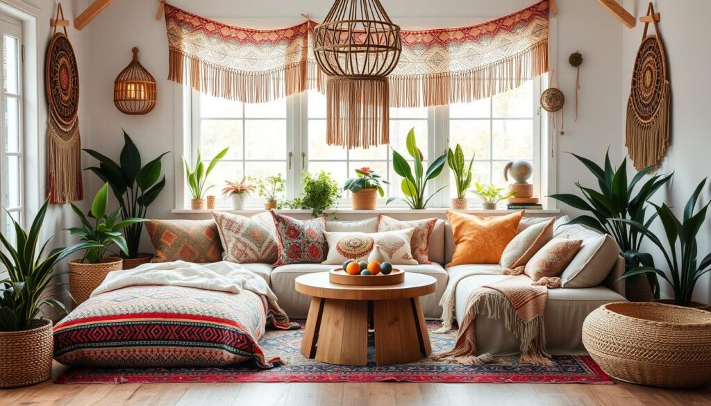 Bohemian-inspired patterns and textures