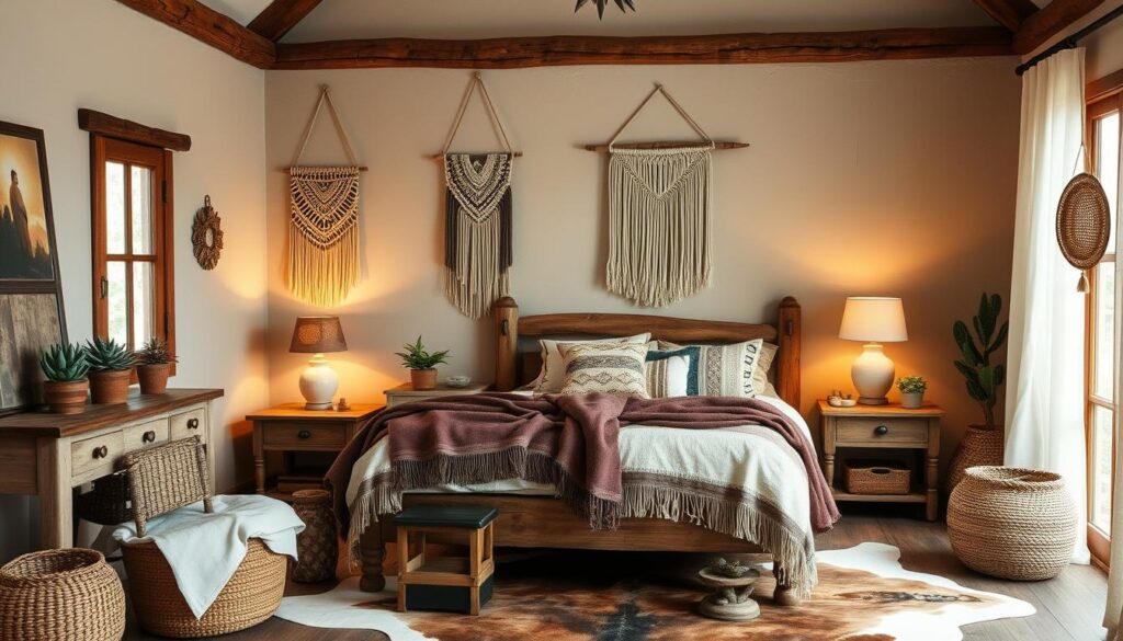 boho western home decor bedroom