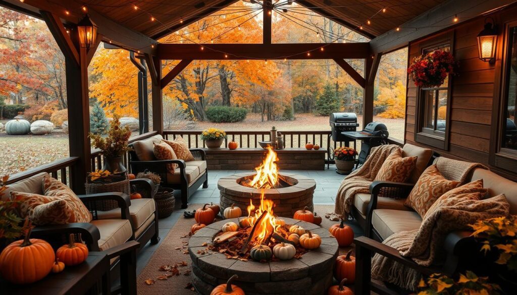 cozy patio design