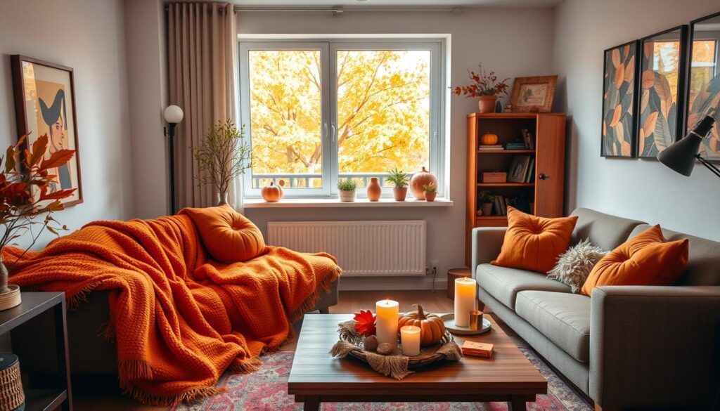 fall apartment decor