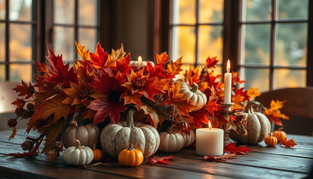 fall table centerpiece