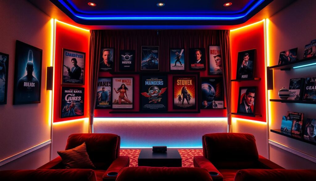 home theater wall decor