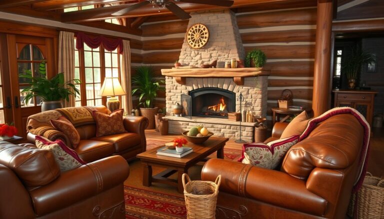 rustic leather furniture